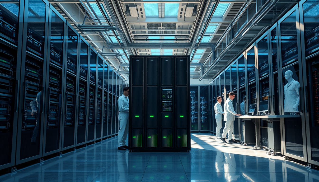 Hiper-ölçekli veri merkezlerinin laboratuvar entegrasyonu 