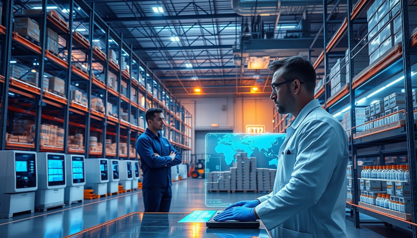 Tedarik Zinciri, Lojistik ve Stok Yönetimi Görseli