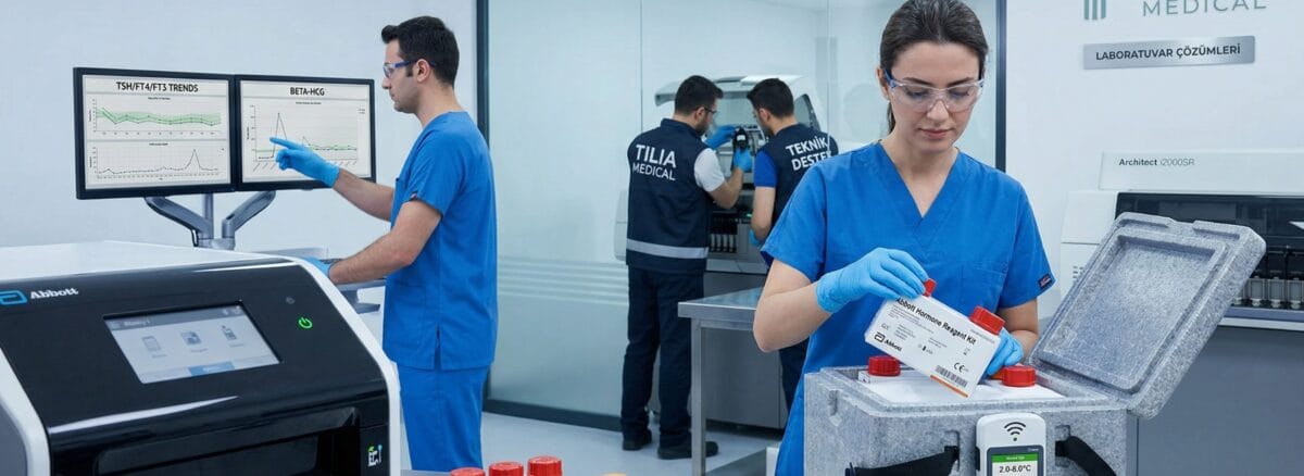 Abbott Immunokimya ve Hormon Test menusu Abbott İmmünokimya ve Hormon Test Menüsü: Tiroid - Fertilite ve Kardiyak Test Kitleri