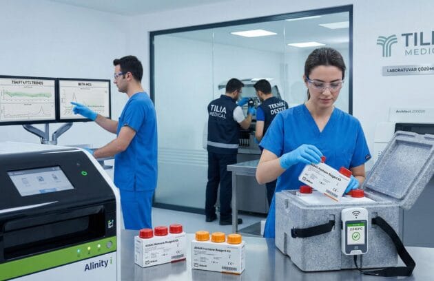 Abbott Immunokimya ve Hormon Test menusu Abbott İmmünokimya ve Hormon Test Menüsü: Tiroid - Fertilite ve Kardiyak Test Kitleri