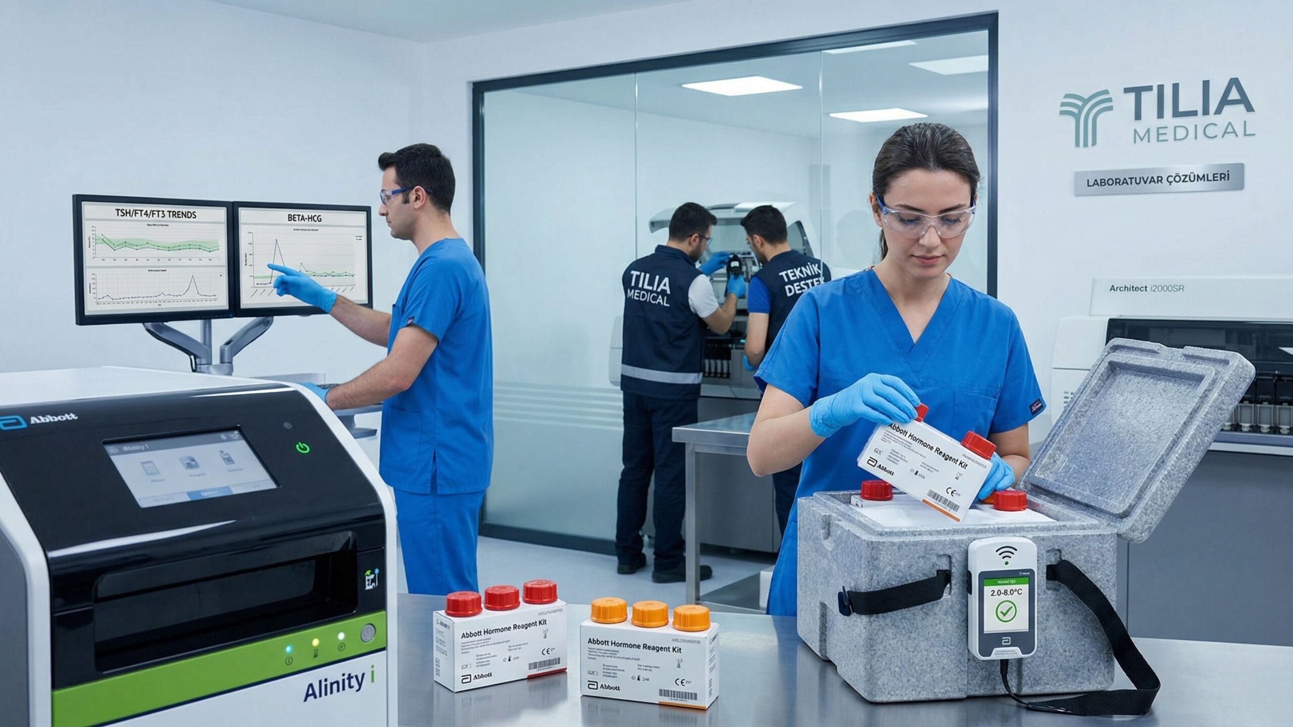 Abbott Immunokimya ve Hormon Test menusu scaled Abbott İmmünokimya ve Hormon Test Menüsü: Tiroid - Fertilite ve Kardiyak Test Kitleri