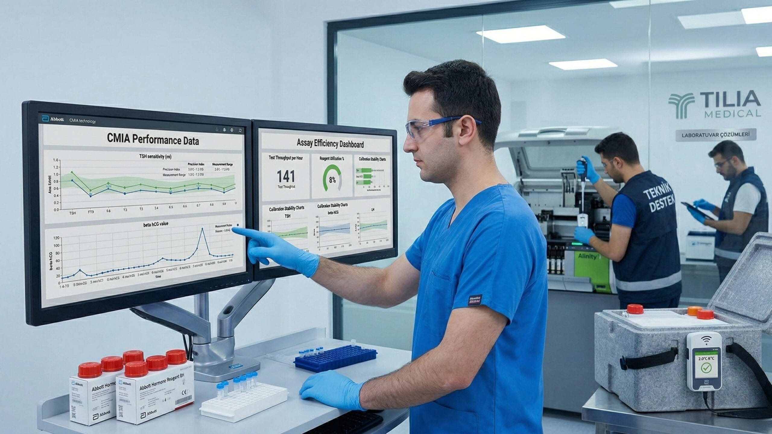 abbott architect ve alinity version scaled Abbott İmmünokimya ve Hormon Test Menüsü: Tiroid - Fertilite ve Kardiyak Test Kitleri