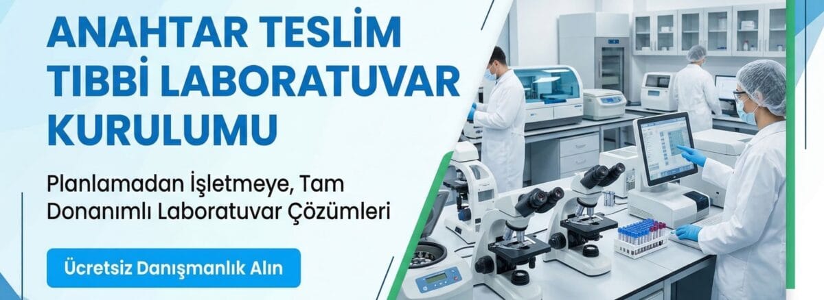 anahtar teslim tibbi laboratuvar kurulumu 1 Anahtar Teslim Tıbbi Laboratuvar Kurulumu: Akredite Kalibrasyon ve Modern Cihaz Çözümleri